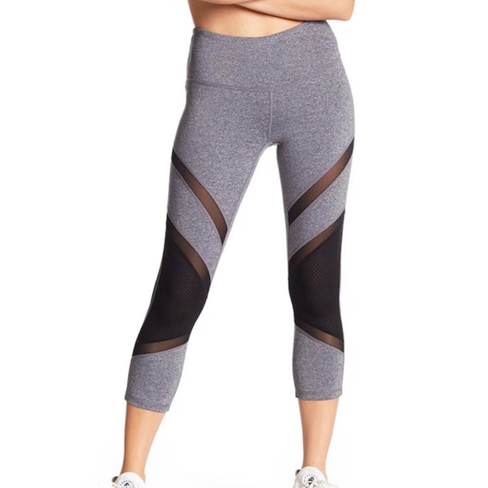 Z by Zella Prima Crop Melange  Cropped Leggings Size M